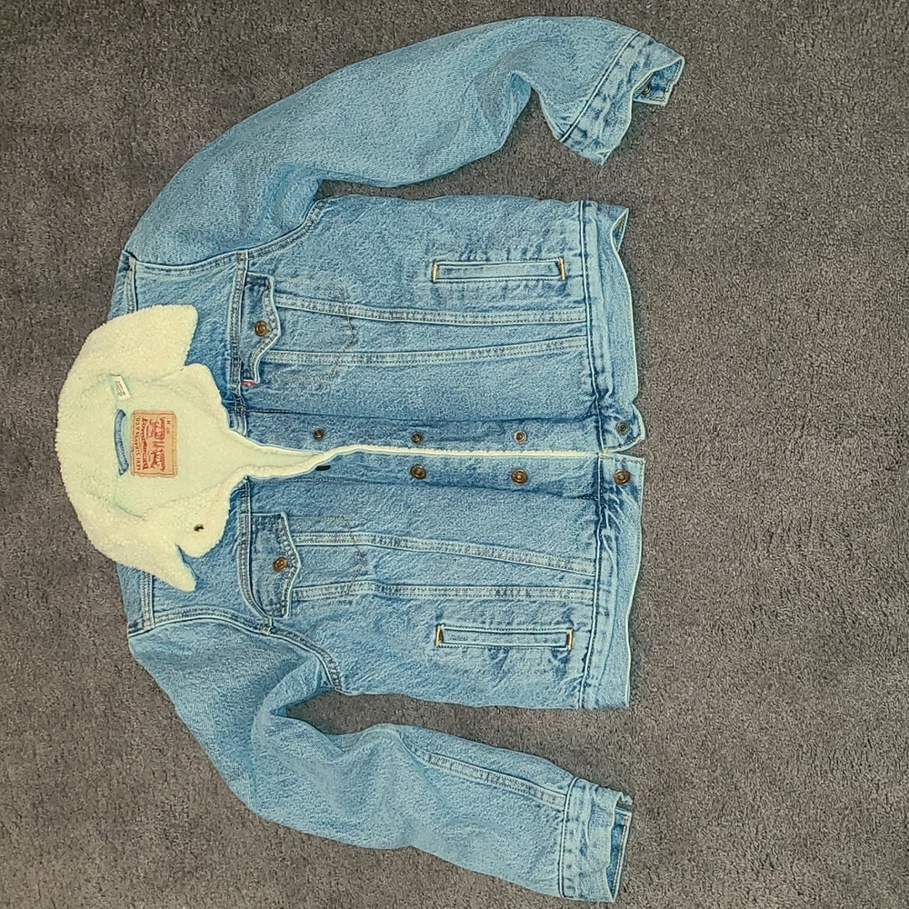 Levi Sherpa lined Trucker Jacket